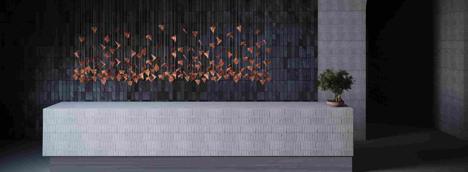 Chandeliers – light and sculpture for spectators of the show